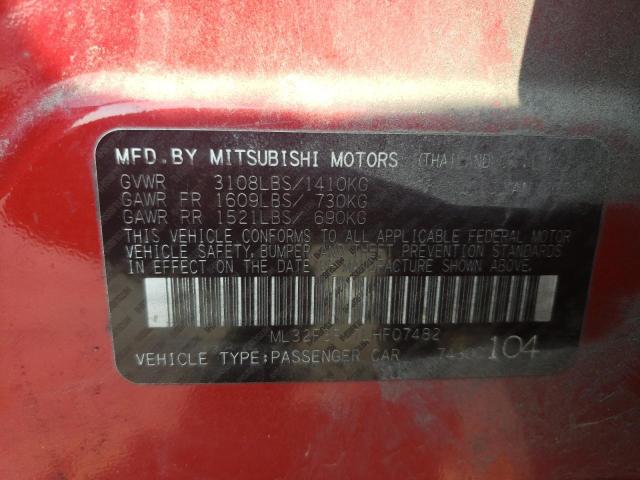 2020 MITSUBISHI MIRAGE G4 - ML32F3FJ7LHF07482