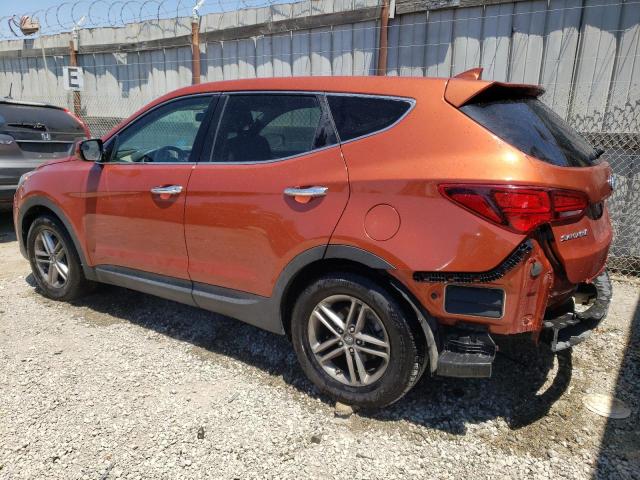 HYUNDAI SANTA FE S 2017 orange  gas 5XYZT3LB5HG449113 photo #3