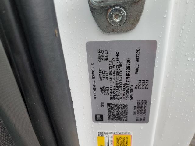 2022 CHEVROLET 2500 1GC0WLE77NF239720