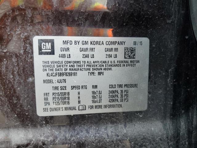 2015 BUICK ENCORE CON - KL4CJFSB9FB269181