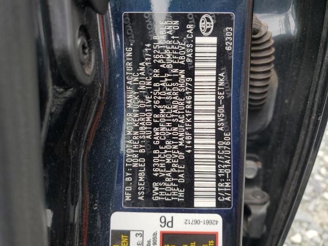 VIN 4T4BF1FK1FR461779 2015 Toyota Camry, LE no.12