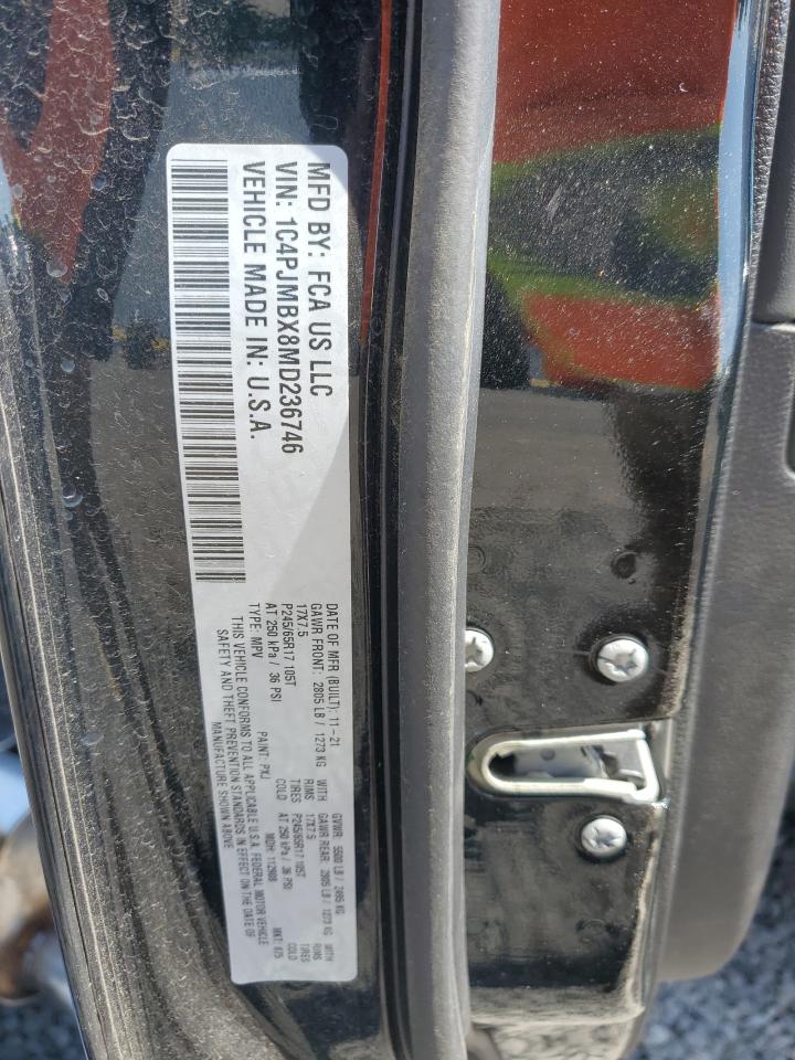 1C4PJMBX8MD236746 2021 Jeep Cherokee Trailhawk