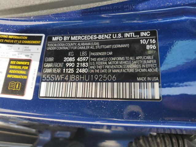 2017 MERCEDES-BENZ C 300 - 55SWF4JB8HU192506