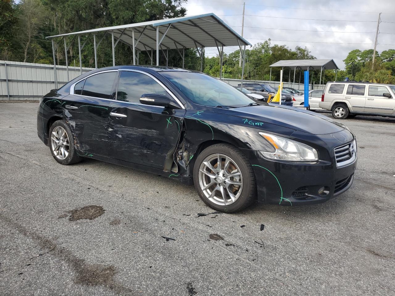 2012 Nissan Maxima S vin: 1N4AA5AP2CC837495