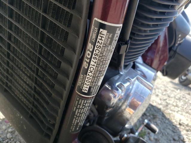 2012 HONDA VT1300 CT JH2SC6671CK200215