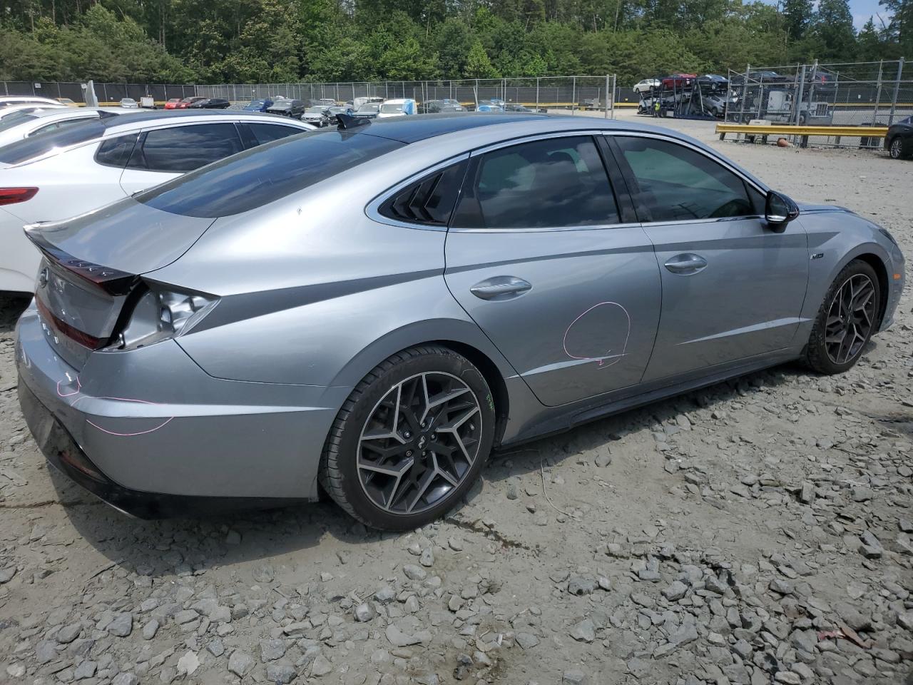 Lot #3029353688 2021 HYUNDAI SONATA N L