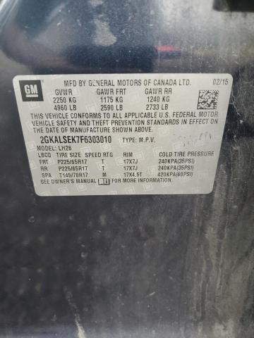 2015 GMC TERRAIN SL - 2GKALSEK7F6303010