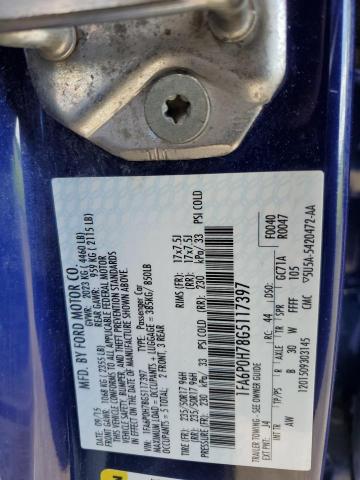 2016 Ford Fusion Se VIN: 1FA6P0H78G5117397 Lot: 61316824