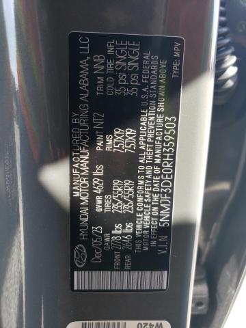 2024 HYUNDAI TUCSON SEL - 5NMJF3DE0RH359503