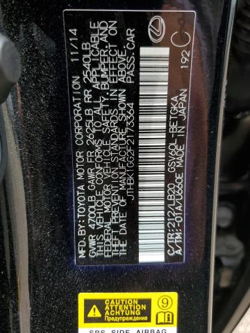 2015 Lexus Es 350 VIN: JTHBK1GG2F2173364 Lot: 62303804