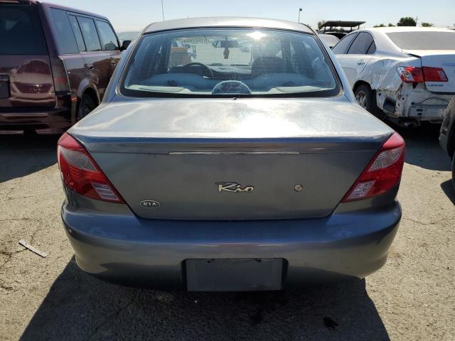 2001 Kia Rio VIN: KNADC123416048019 Lot: 61637454