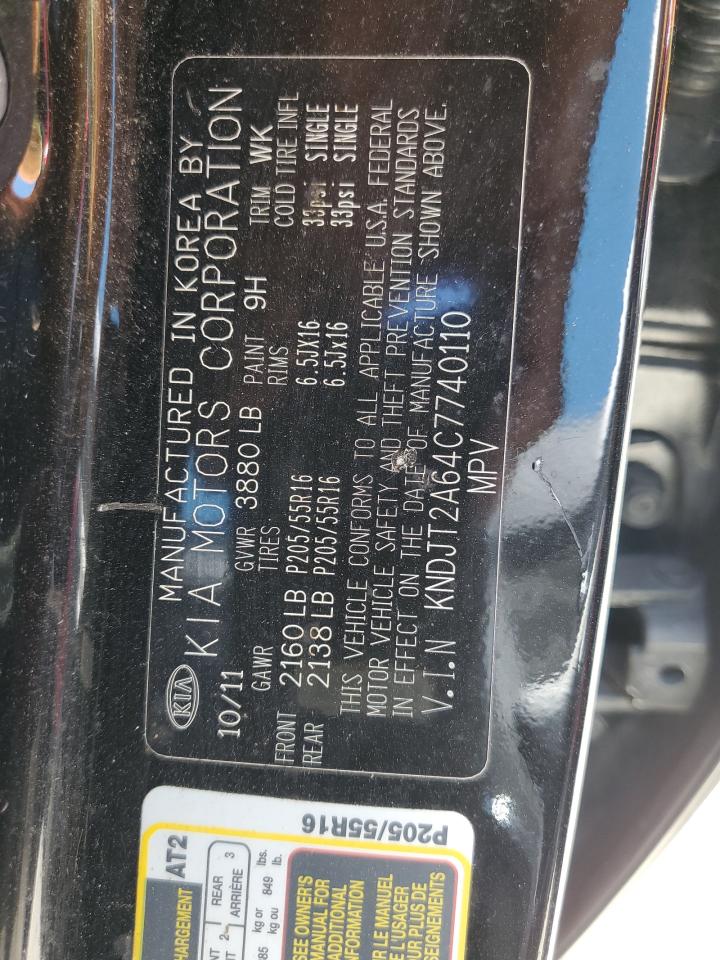 KNDJT2A64C7740110 2012 Kia Soul +