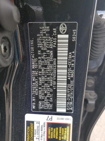 VIN 4T1BF1FK5GU533840 2016 Toyota Camry, LE no.12