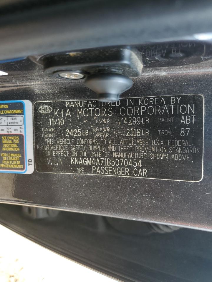 KNAGM4A71B5070454 2011 Kia Optima Lx