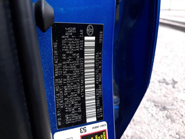 2020 TOYOTA CAMRY XSE - 4T1K61AK0LU333823