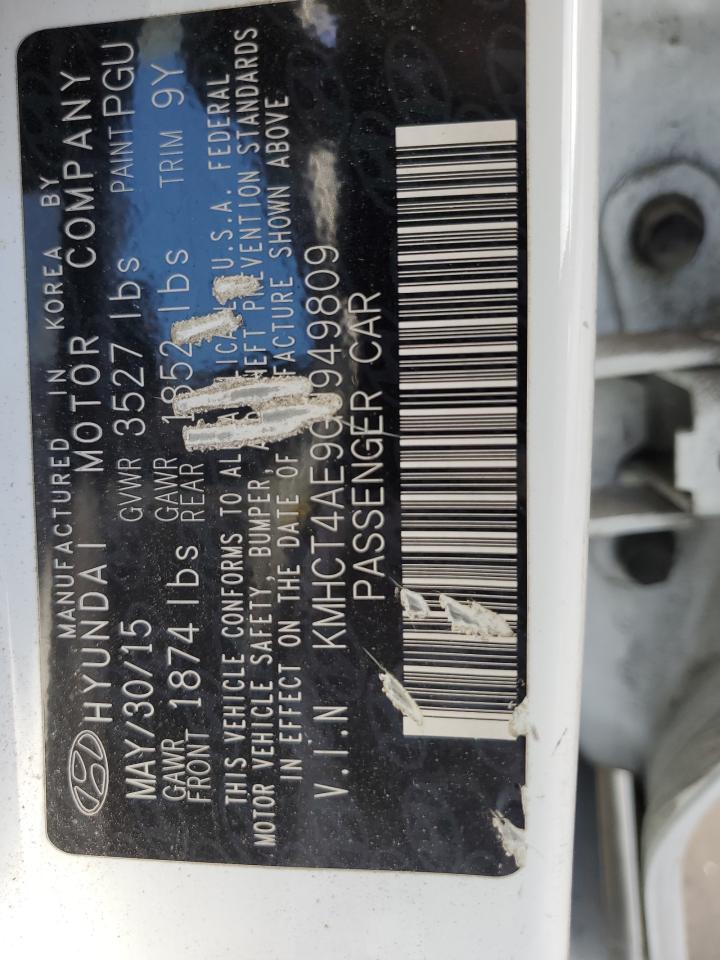 KMHCT4AE9GU949809 2016 Hyundai Accent Se