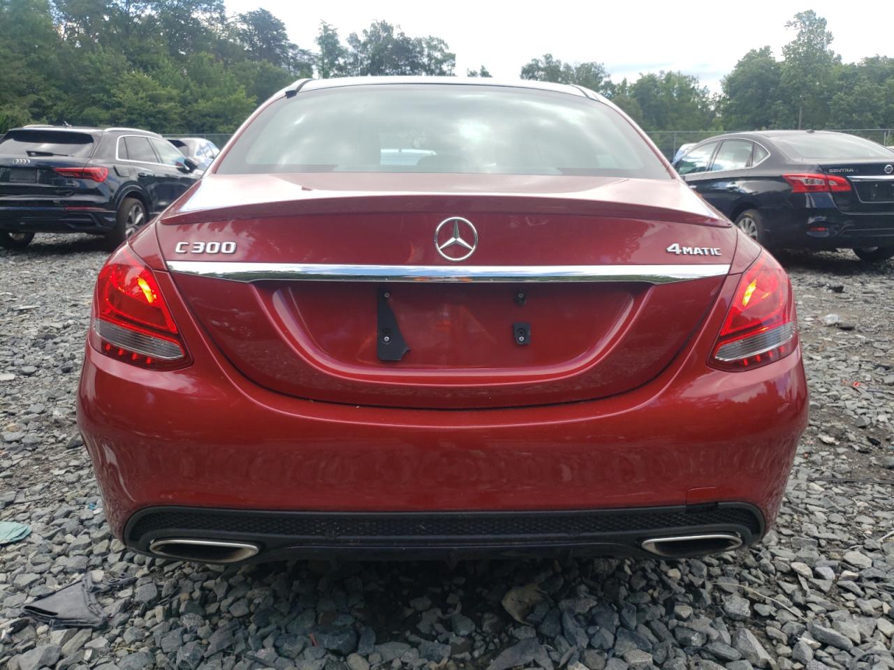 Lot #3023336265 2018 MERCEDES-BENZ C 300 4MAT