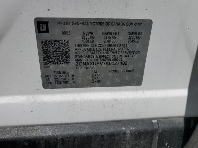 2019 CHEVROLET EQUINOX LT - 2GNAXUEV7K6137482