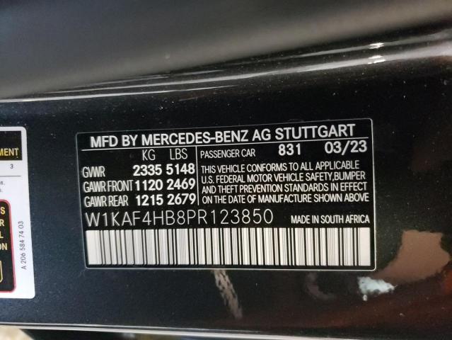 VIN W1KAF4HB8PR123850 2023 Mercedes-Benz C-Class, 3... no.12