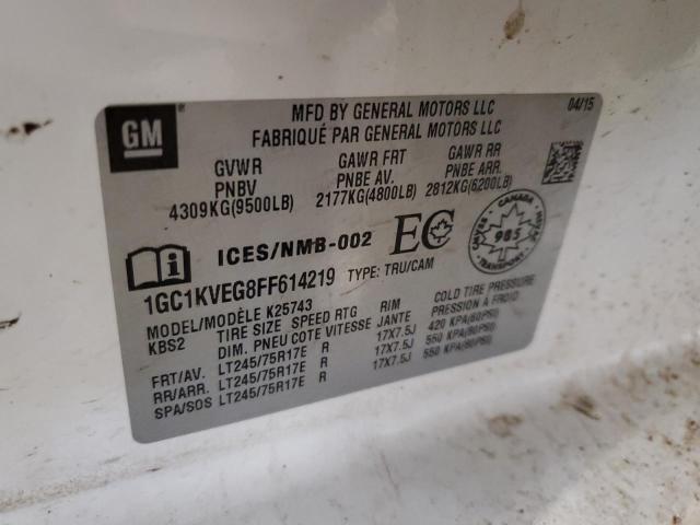 2015 CHEVROLET 2500 HD 1GC1KVEG8FF614219