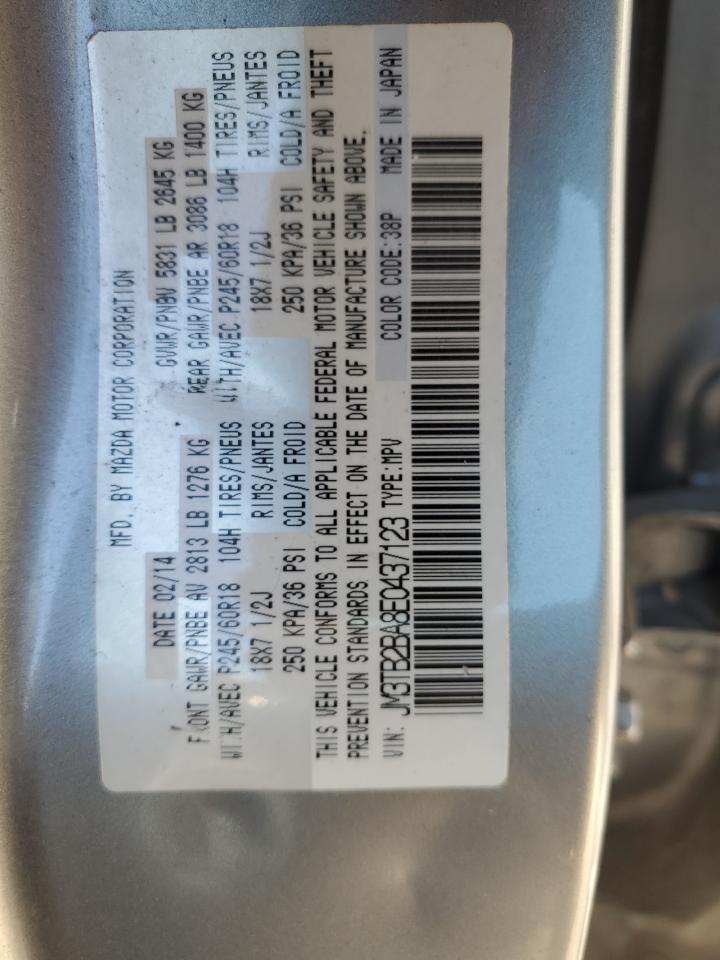 JM3TB2BA8E0437123 2014 Mazda Cx-9 Sport