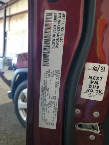 2021 Jeep Compass Latitude VIN: 3C4NJCBB5MT604638 Lot: 61441264