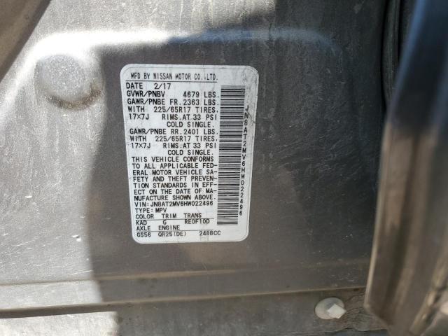 2017 NISSAN ROGUE S - JN8AT2MV6HW022496
