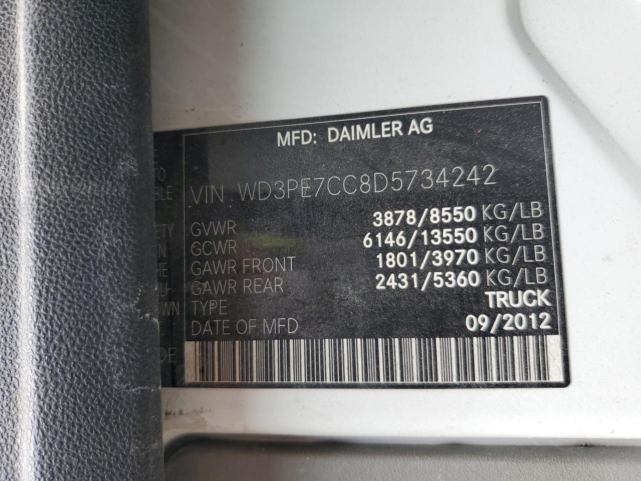 WD3PE7CC8D5734242 2013 Mercedes-Benz Sprinter 2500