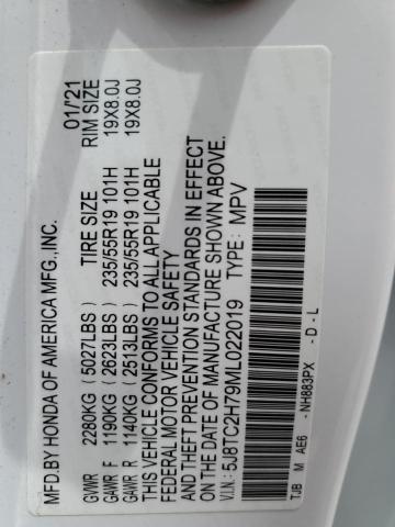 2021 ACURA RDX ADVANC - 5J8TC2H79ML022019