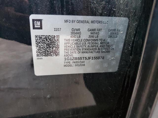 2018 CHEVROLET MALIBU LS - 1G1ZB5ST5JF155978