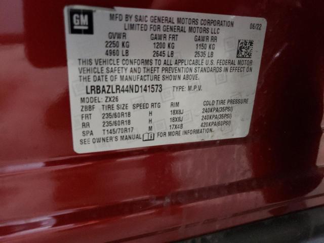 2022 BUICK ENVISION P - LRBAZLR44ND141573