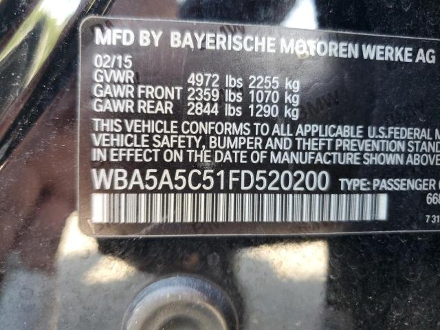 VIN WBA5A5C51FD520200 2015 BMW 5 Series, 528 I no.12