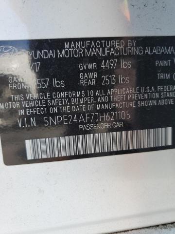 2018 Hyundai Sonata Se VIN: 5NPE24AF7JH621105 Lot: 60700004