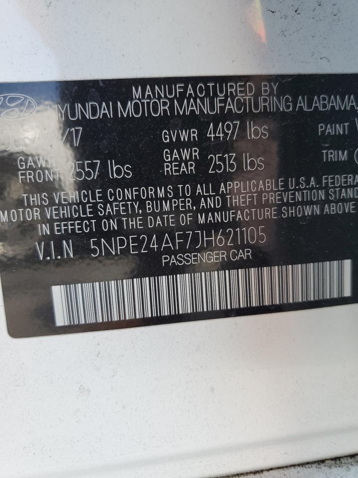 5NPE24AF7JH621105 2018 Hyundai Sonata Se