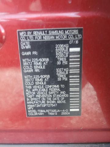 2016 NISSAN ROGUE S - KNMAT2MT1GP727547