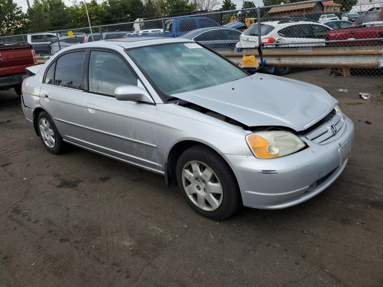 Lot #2823522142 2001 HONDA CIVIC EX