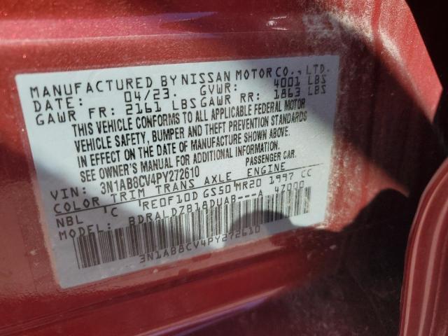 2023 Nissan Sentra Sv VIN: 3N1AB8CV4PY272610 Lot: 61810654