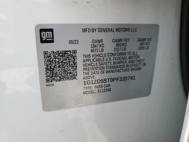 2023 CHEVROLET MALIBU LT - 1G1ZD5ST0PF220741