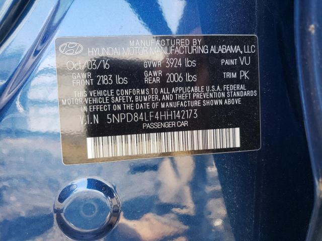 2017 HYUNDAI ELANTRA SE - 5NPD84LF4HH142173