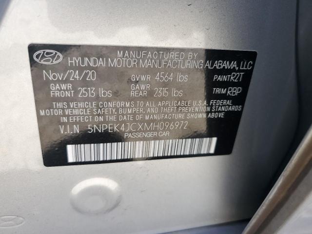 2021 HYUNDAI SONATA N L - 5NPEK4JCXMH096972