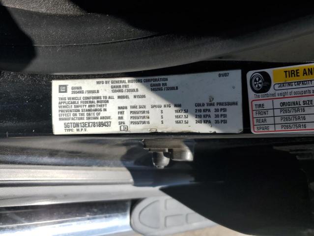 2007 Hummer H3 VIN: 5GTDN13EX78189437 Lot: 61023924