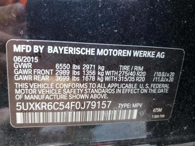 VIN 5UXKR6C54F0J79157 2015 BMW X5, Xdrive50I no.13