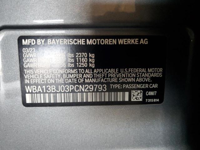 VIN WBA13BJ03PCN29793 2023 BMW 5 Series, 530 XI no.12