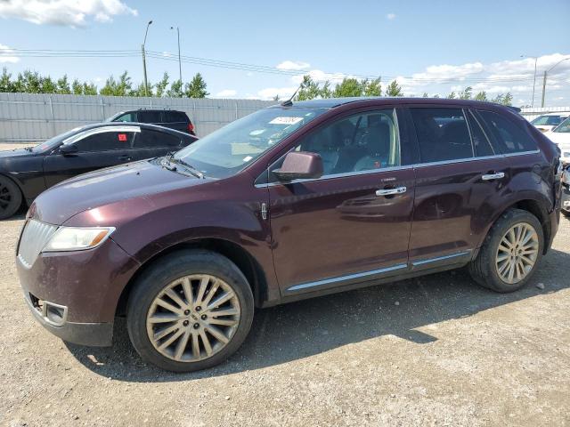 LINCOLN MKX 2011 burgundy  gas 2LMDJ8JK5BBJ00657 photo #1