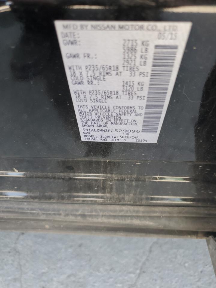 5N1AL0MN2FC529096 2015 Infiniti Qx60