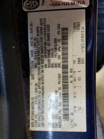 2016 FORD FIESTA SE - 3FADP4BJ1GM204703