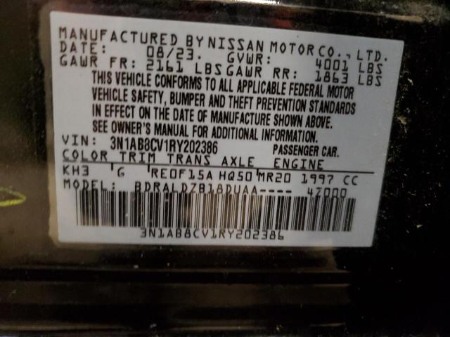 2024 Nissan Sentra Sv VIN: 3N1AB8CV1RY202386 Lot: 61828494