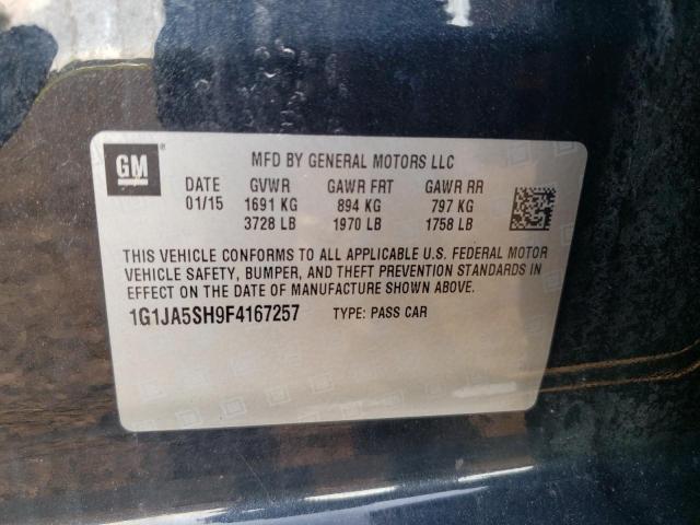 2015 CHEVROLET SONIC LS - 1G1JA5SH9F4167257