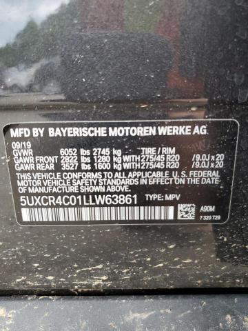 VIN 5UXCR4C01LLW63861 2020 BMW X5, Sdrive 40I no.13