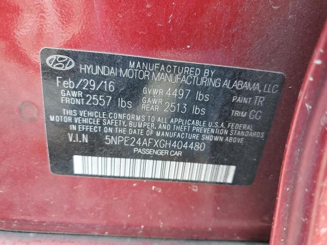 2016 HYUNDAI SONATA SE - 5NPE24AFXGH404480